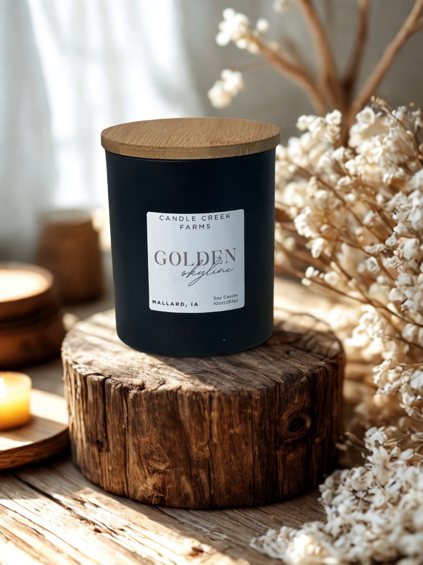 Matte Black Candle