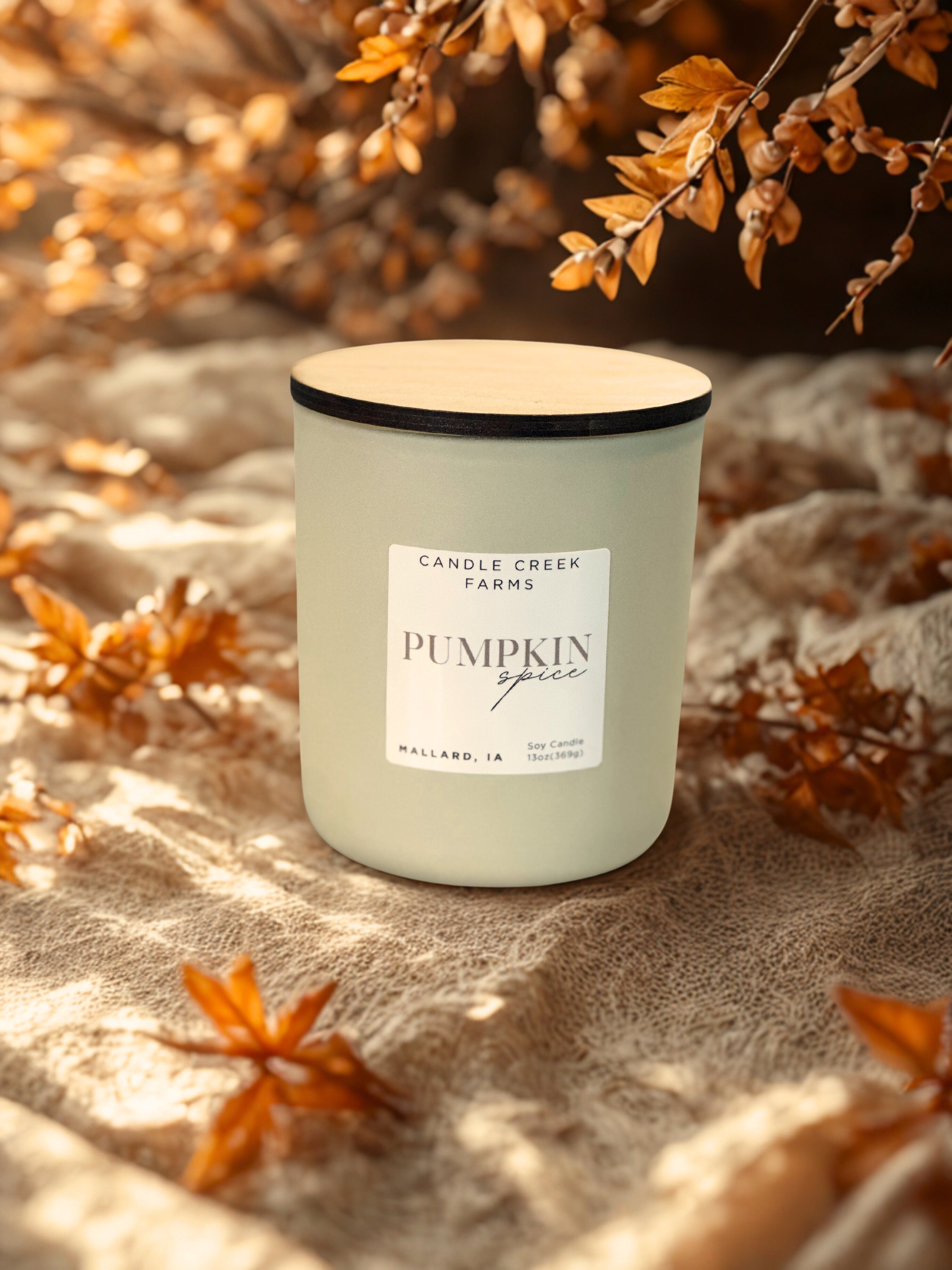 Wood Wick Matte White Candle