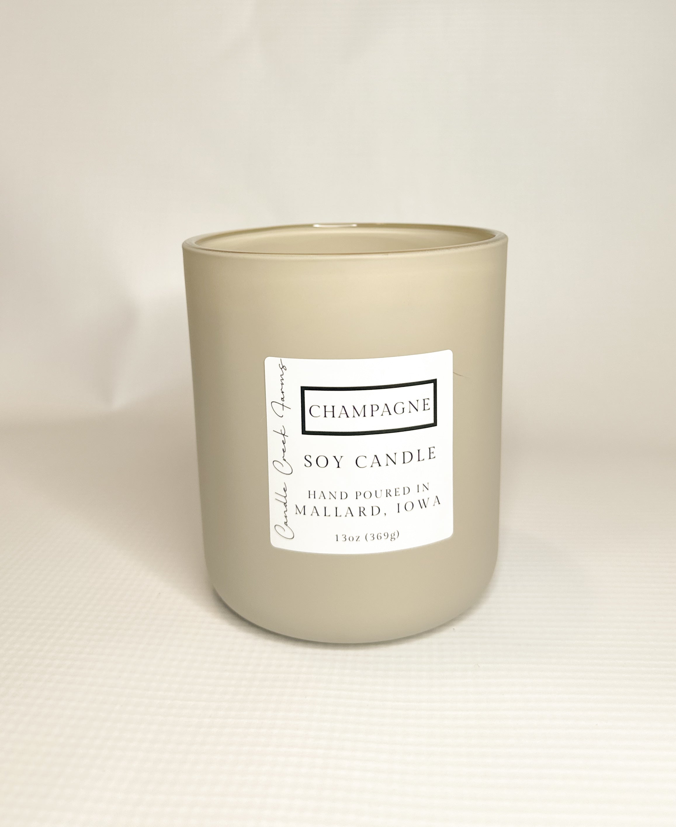 Wood Wick Matte White Candle