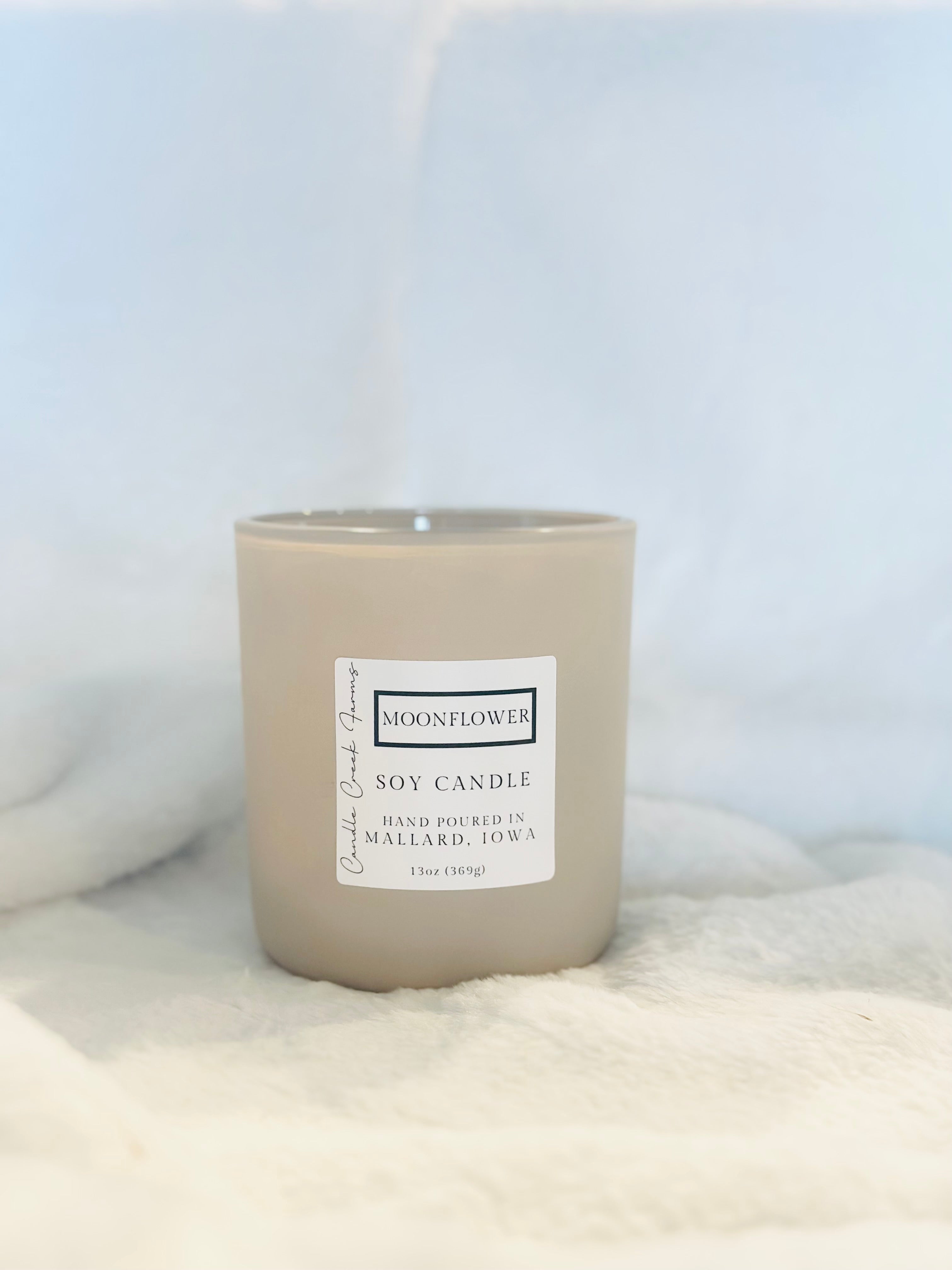 Wood Wick Matte White Candle