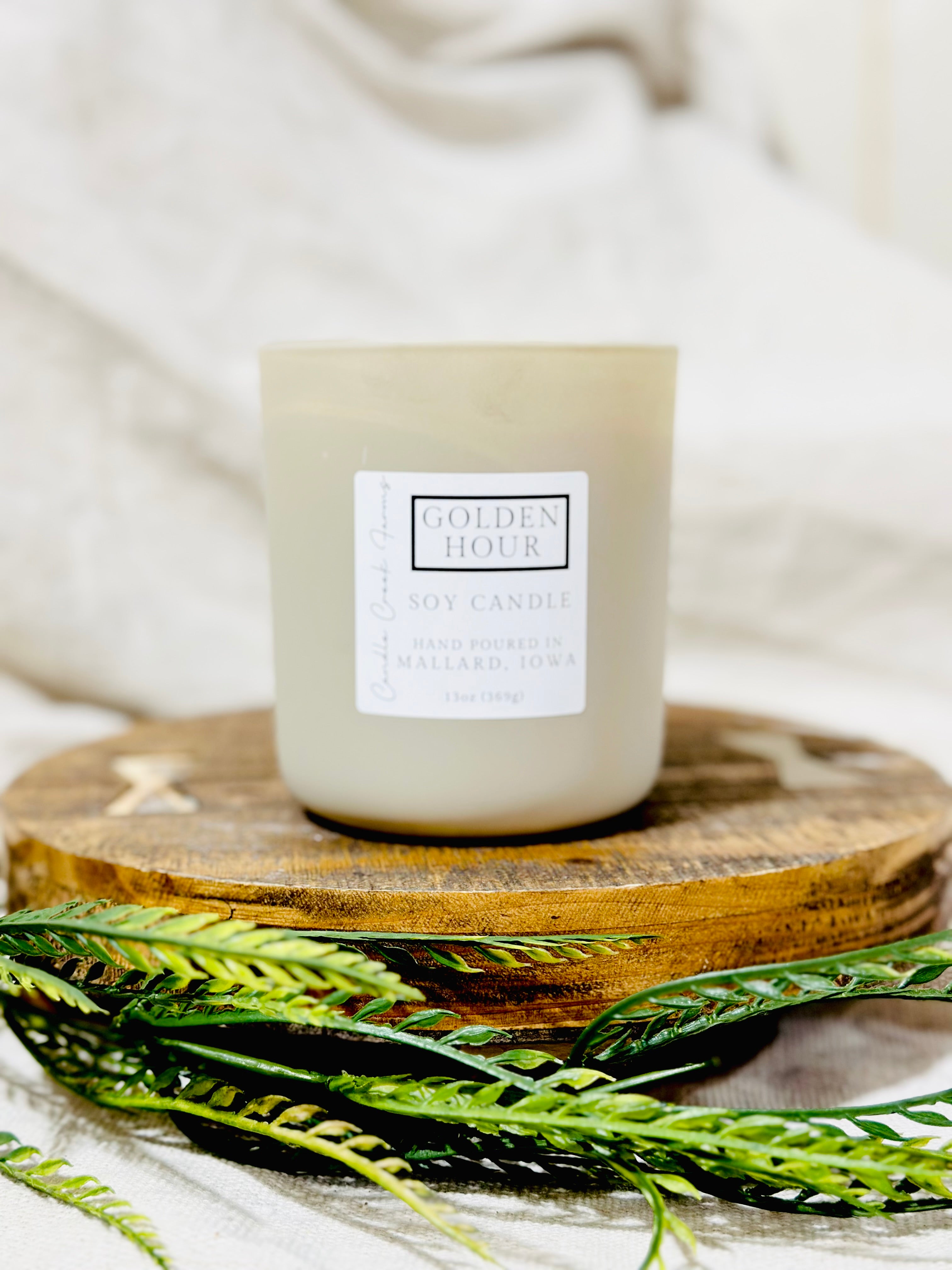 Wood Wick Matte White Candle