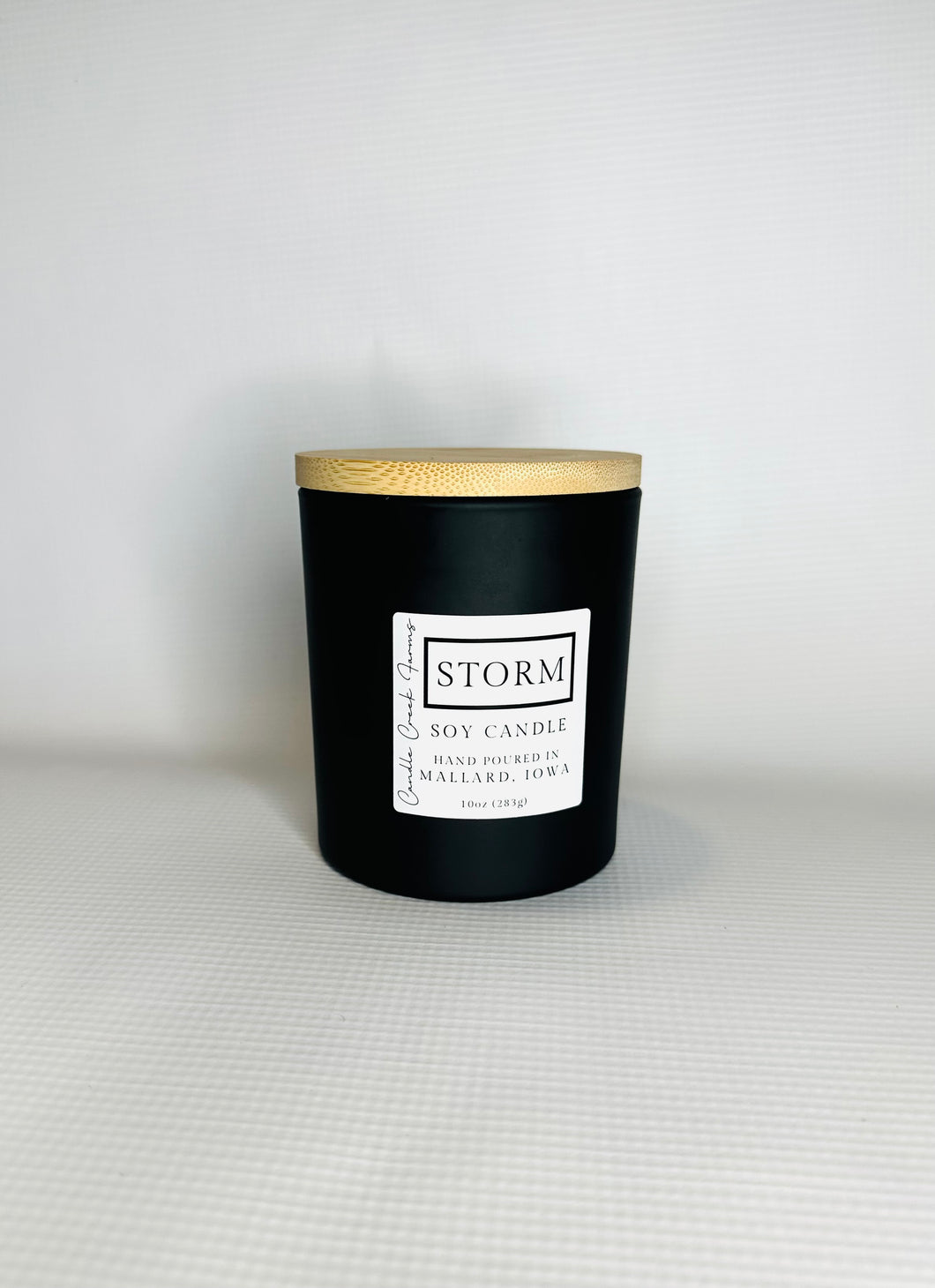 Matte Black Candle