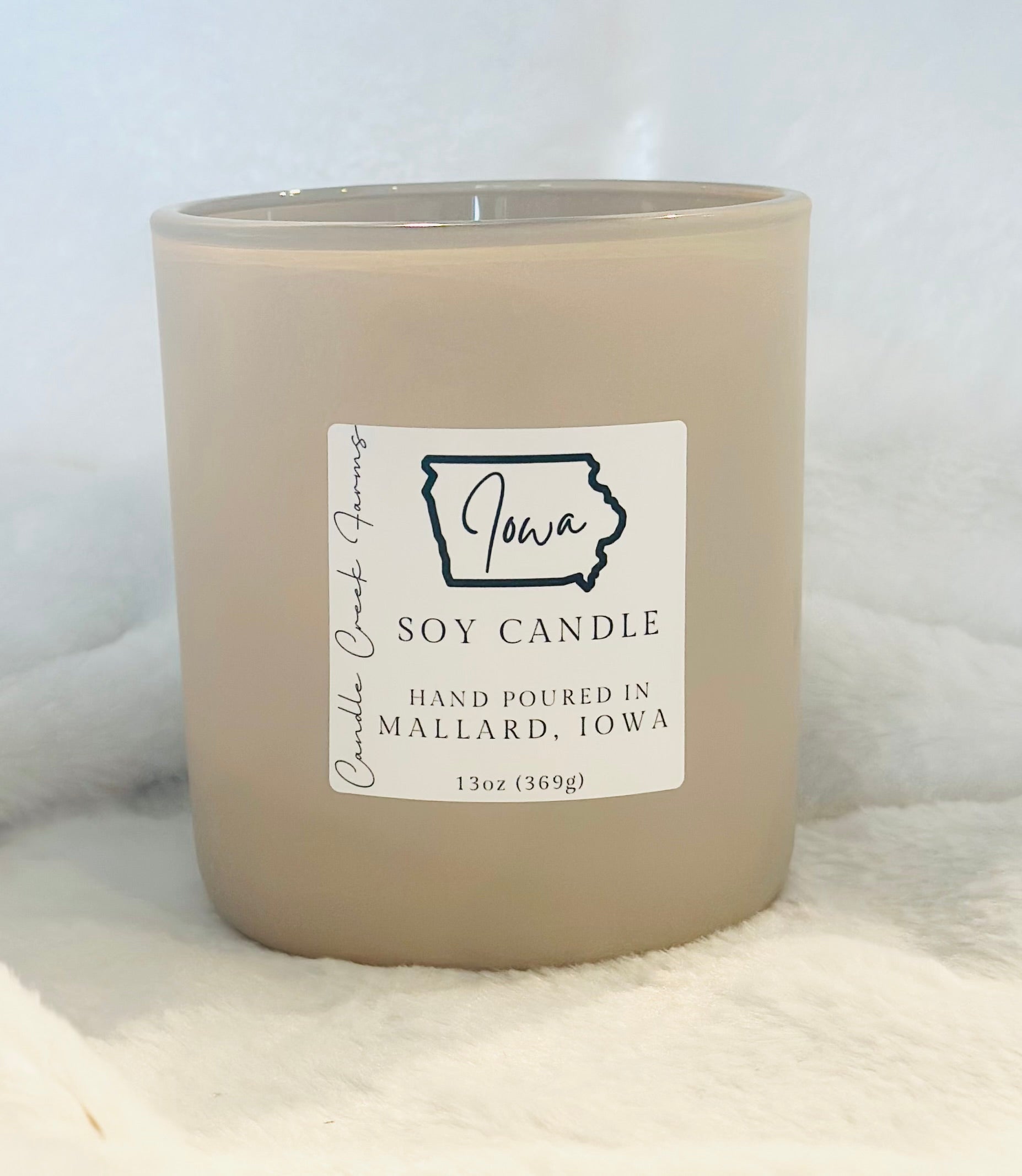 Wood Wick Matte White Candle